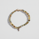 Carry the Cross Bracelet - No. 2 Opal, Mustard, 14k Yellow Gold 6.75 inches